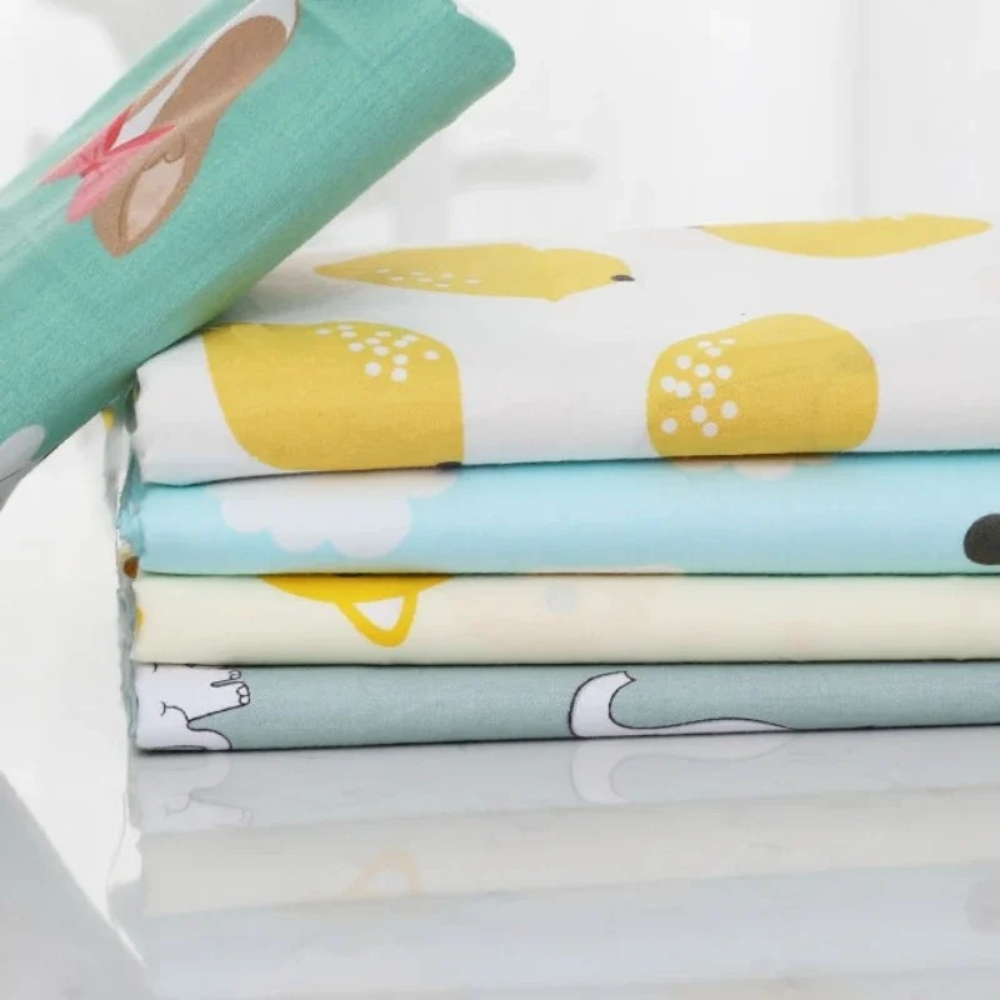 Baby Clothing Organic - Tecido estampado de algodão puro, lençóis