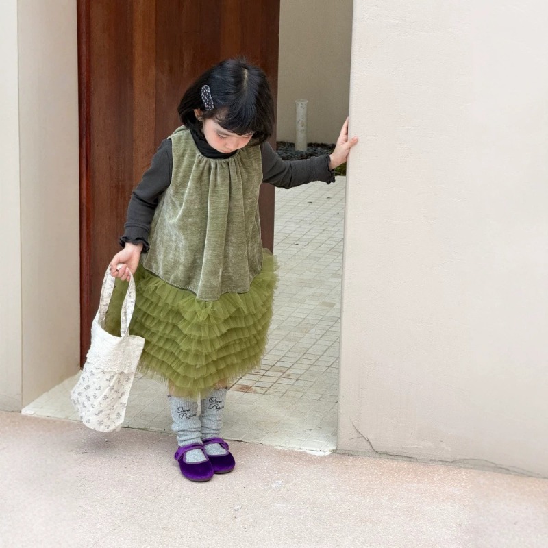 Baby Clothing High End - Roupa Infantil Feminina 2026 Outono e