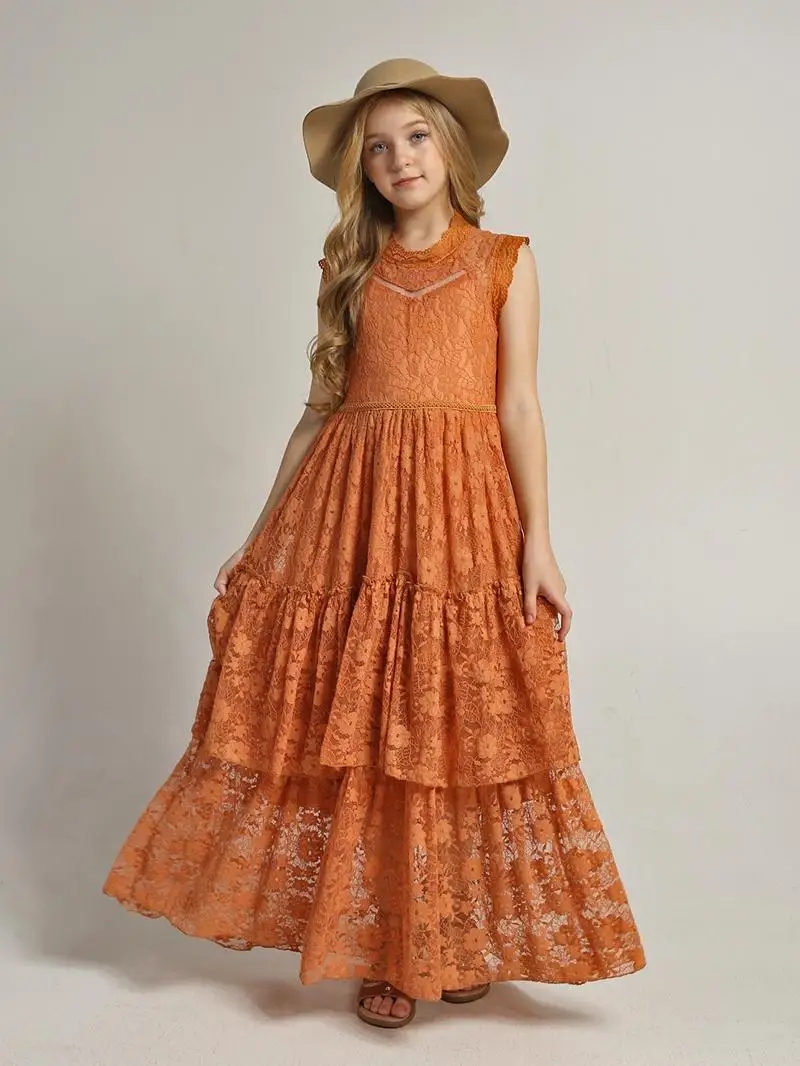 Baby Clothing Dresser - Vestido de Flores para Meninas Vestido