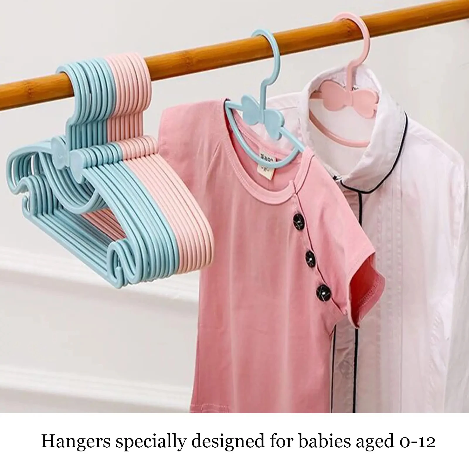 Atacado: Cabides Infantis (10  - Baby Clothing Hanging Rack avaliação e preço