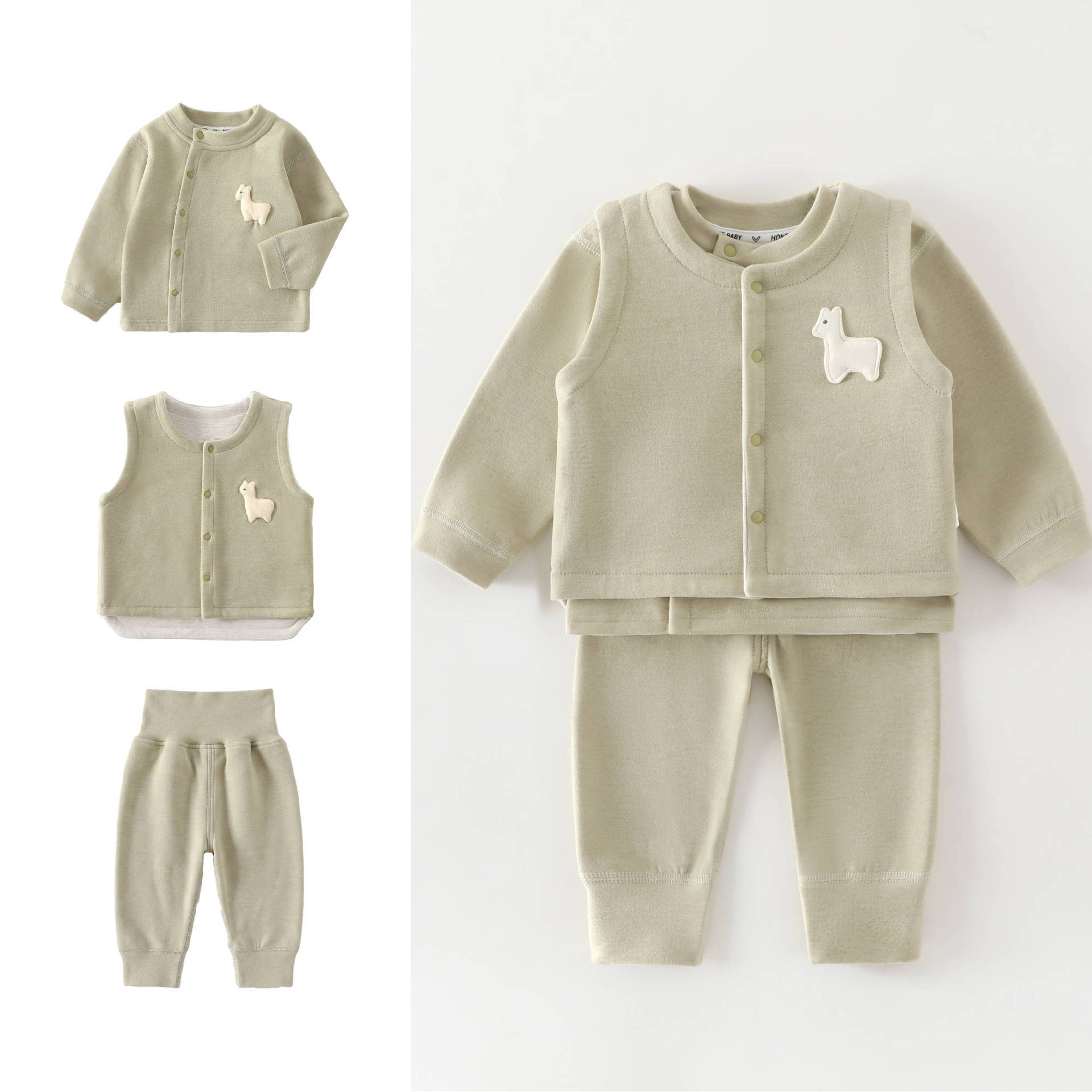 Conjunto de 3 Peças para Bebês - Baby Clothing High Quality avaliação e preço